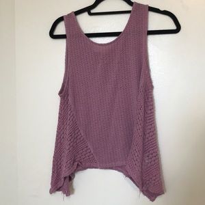 Free People Lightweight Purple Tank